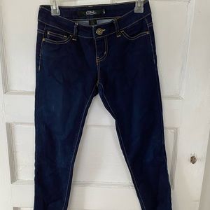 Dark Denim Stretch Skinnies, by Pink
